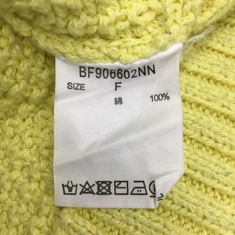 バンヤードストーム BARNYARDSTORM ニット、セーター 長袖 FREE 無地 黄 / イエロー / レディース USED 古着 中古 10090678