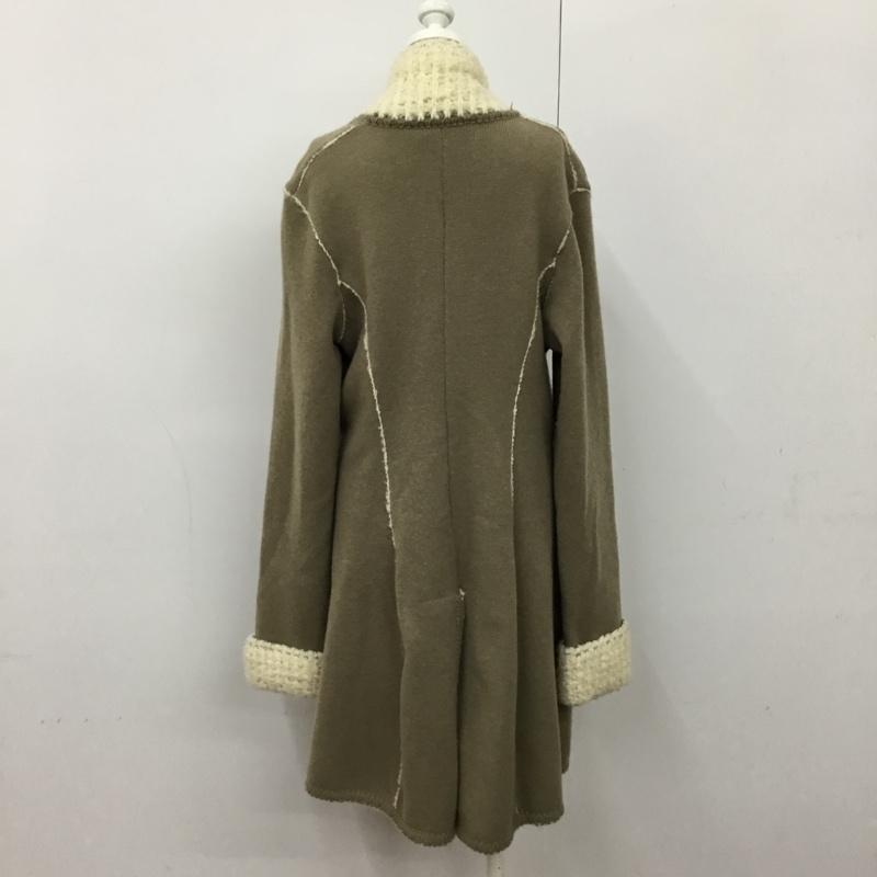 古着 USED コート コート一般 46 無地 ベージュ / ベージュ / レディース USED 古着 中古 10090681