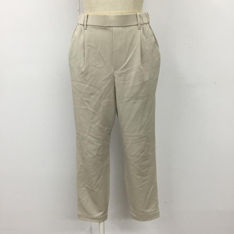 レプシィム LEPSIM パンツ スラックス S 無地 ベージュ / ベージュ / レディース USED 古着 中古 10090690