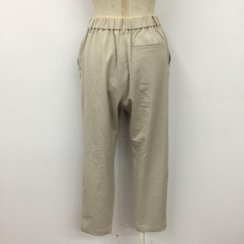 レプシィム LEPSIM パンツ スラックス S 無地 ベージュ / ベージュ / レディース USED 古着 中古 10090690