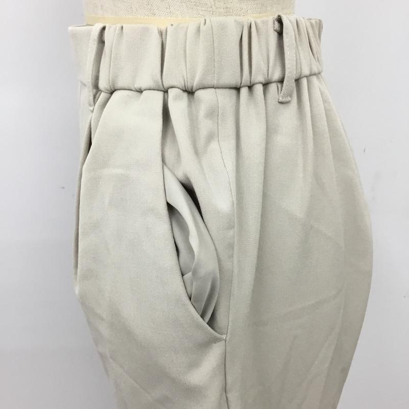 レプシィム LEPSIM パンツ スラックス S 無地 ベージュ / ベージュ / レディース USED 古着 中古 10090690