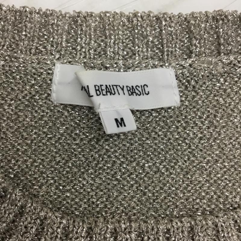 ナチュラルビューティーベーシック NATURAL BEAUTY BASIC ニット、セーター 長袖 M 無地 マルチカラー / マルチカラー / レディース USED 古着 中古 10090698