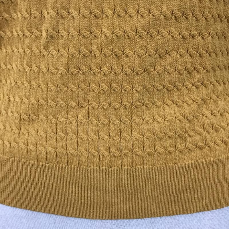 ザラ ZARA ニット、セーター 長袖 M 無地 マスタード / マスタード / レディース USED 古着 中古 10090699