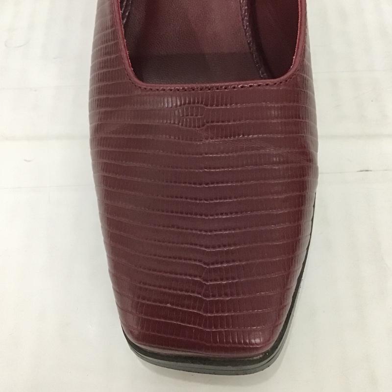 マウジー MOUSSY パンプス パンプス 6330 METAL ANKLE STRAPパンプス 22.5cm えんじ / ワインレッド / レディース USED 古着 中古 10090700