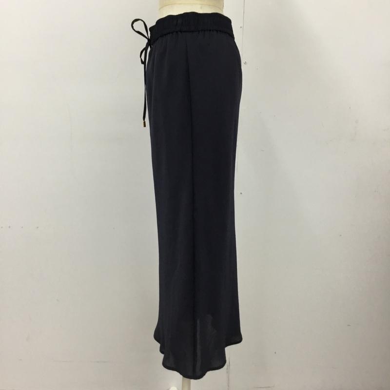 グリーンレーベルリラクシング green label relaxing スカート ひざ丈スカート 無地 紺 / ネイビー / レディース USED 古着 中古 10090729