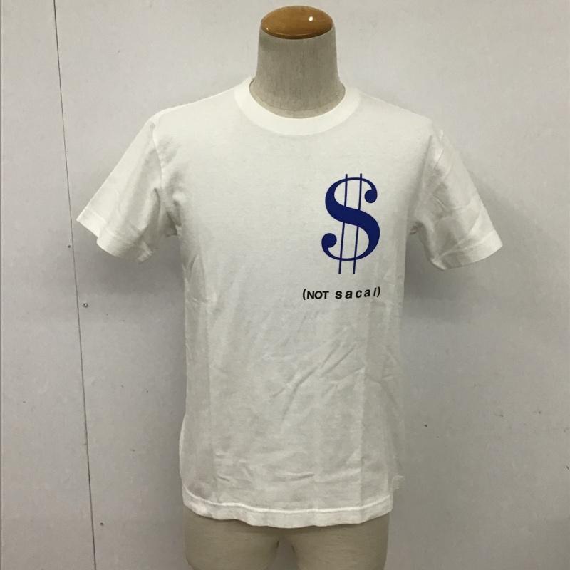 サカイ Sacai Tシャツ 半袖 17-01713M NOT sacai FRAGMENT 1 ロゴ、文字 白 / ホワイト /  メンズ USED 古着 中古 10090730