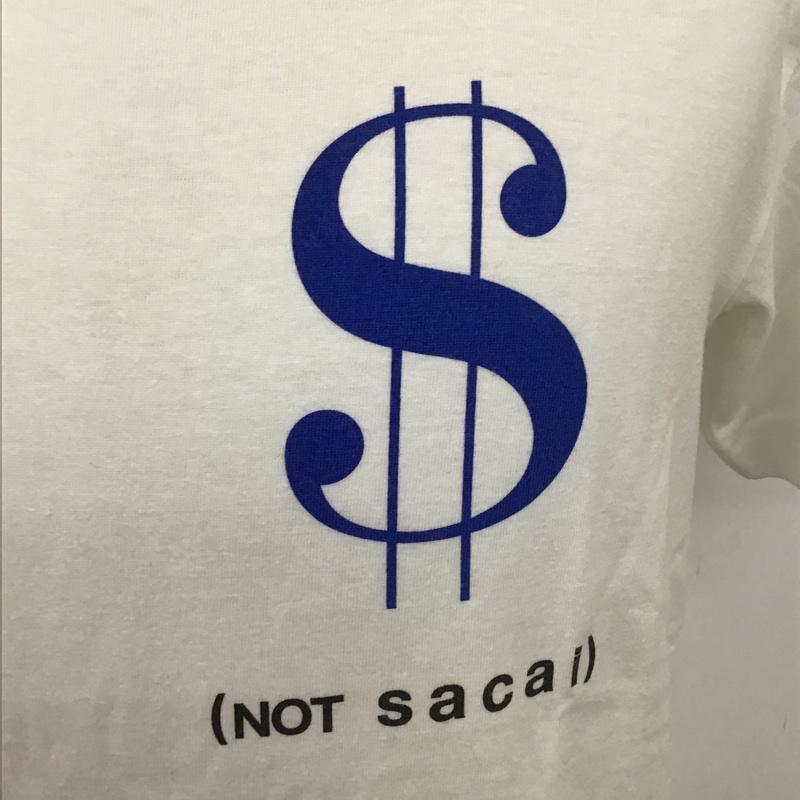 サカイ Sacai Tシャツ 半袖 17-01713M NOT sacai FRAGMENT 1 ロゴ、文字 白 / ホワイト /  メンズ USED 古着 中古 10090730