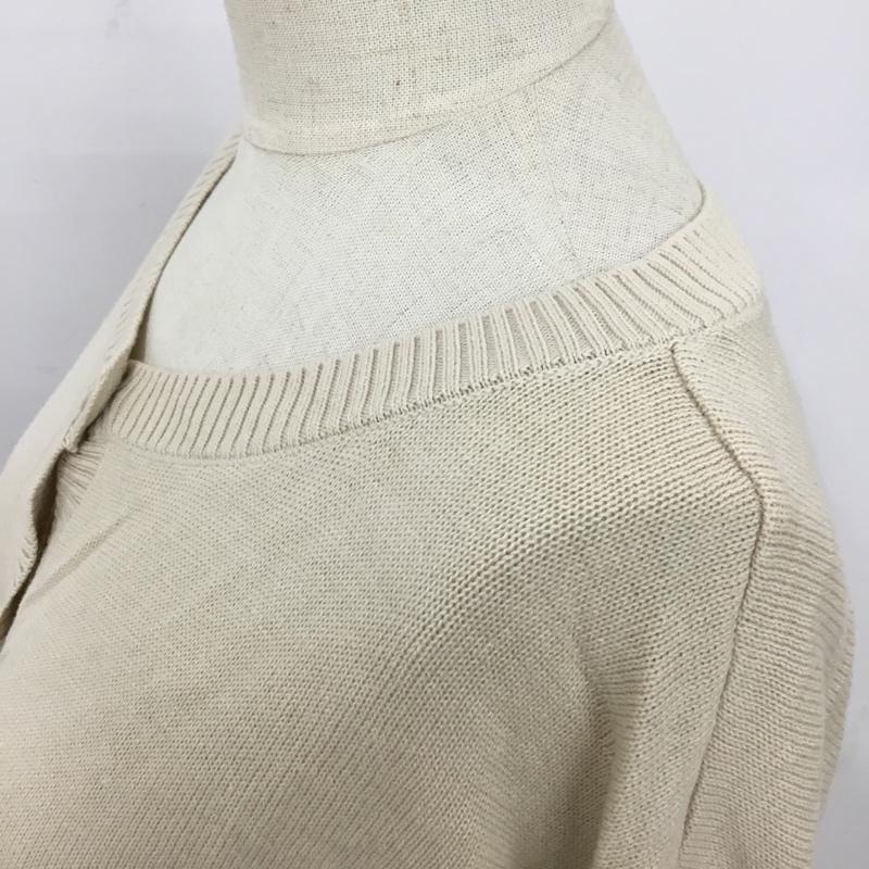 ローリーズファーム LOWRYS FARM カーディガン 長袖 FREE 無地 ベージュ / ベージュ / レディース USED 古着 中古 10090736