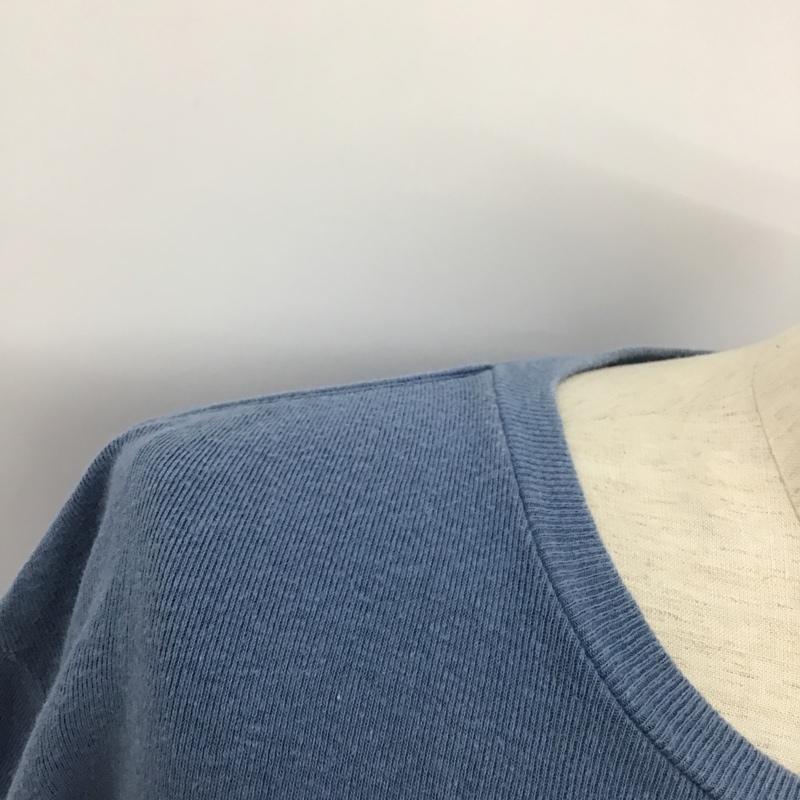 テンダーロイン TENDERLOIN Tシャツ 長袖 胸ポケット S 無地 青 / ブルー /  メンズ USED 古着 中古 10090743