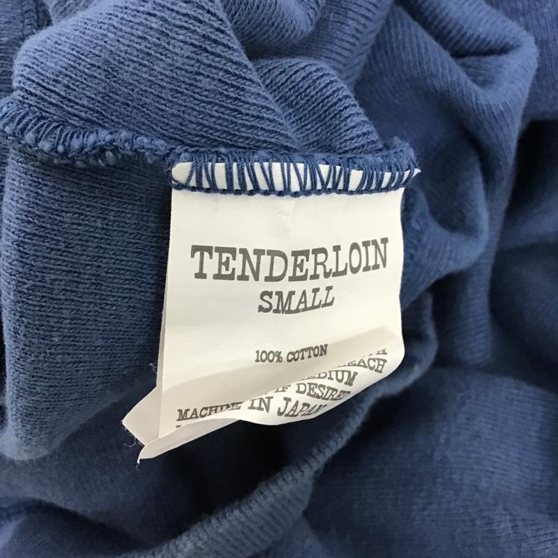 テンダーロイン TENDERLOIN Tシャツ 長袖 胸ポケット S 無地 青 / ブルー /  メンズ USED 古着 中古 10090743