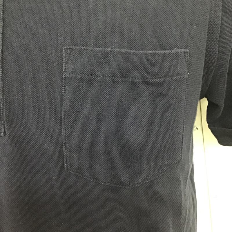 グローバルワーク GLOBAL WORK ポロシャツ 半袖 GW021605TS ボタンダウン S 無地 紺 / ネイビー / メンズ USED 古着 中古 10090767