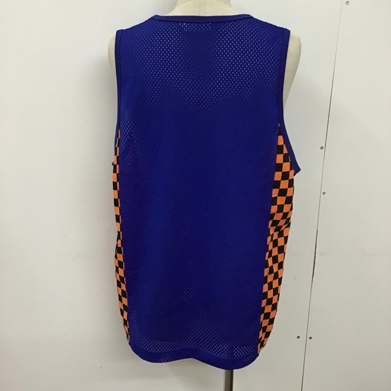 エクストララージ XLARGE タンクトップ タンクトップ 01161311 メッシュ XL チェック 青 / ブルー / X 黒 / ブラック / X 橙 / オレンジ / メンズ USED 古着 中古 10090768