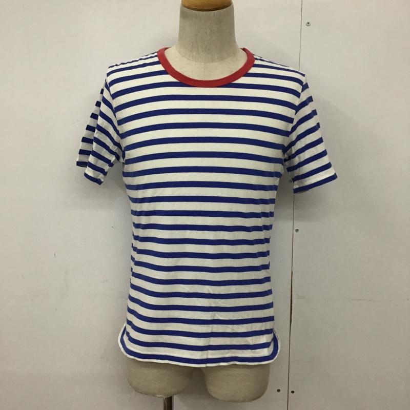 アーバンリサーチ URBAN RESEARCH Tシャツ 半袖 WMB-72086CM 40 ボーダー柄 白 / ホワイト / X 青 / ブルー / X 赤 / レッド /  メンズ USED 古着 中古 10090769