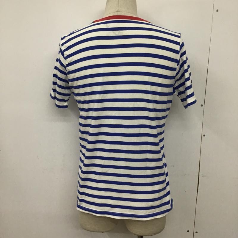 アーバンリサーチ URBAN RESEARCH Tシャツ 半袖 WMB-72086CM 40 ボーダー柄 白 / ホワイト / X 青 / ブルー / X 赤 / レッド /  メンズ USED 古着 中古 10090769