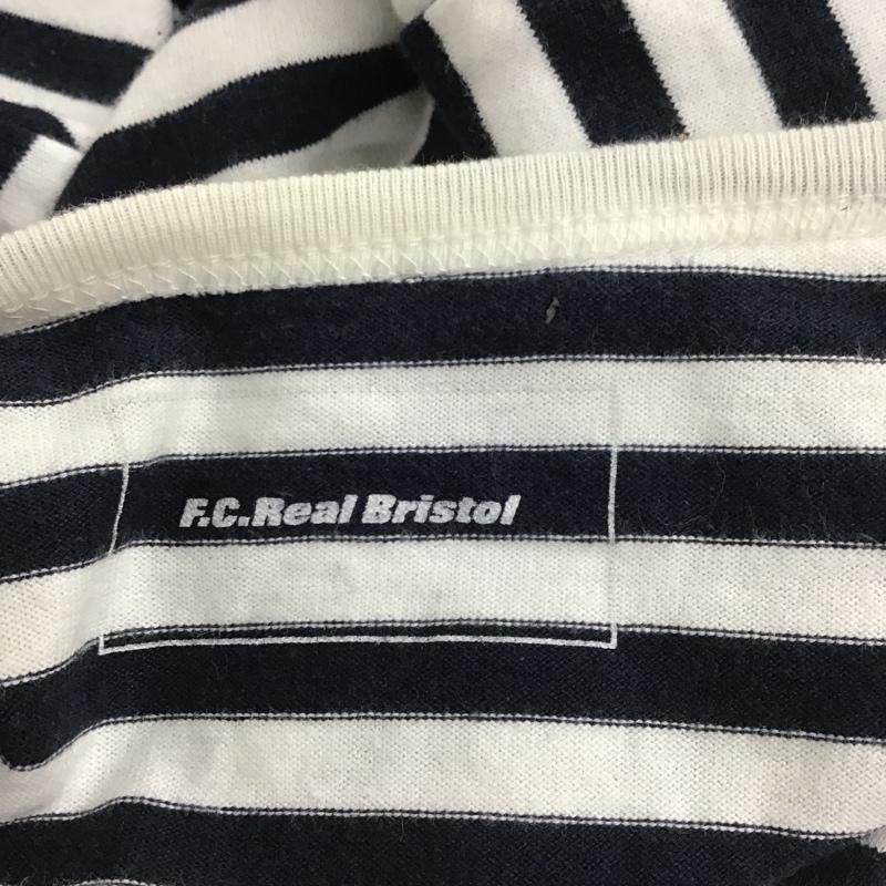 エフシーレアルブリストル F.C.Real Bristol Tシャツ 半袖 FCRB-145007 ロゴ L ボーダー柄 白 / ホワイト / X 紺 / ネイビー / X 赤 / レッド /  メンズ USED 古着 中古 10090772
