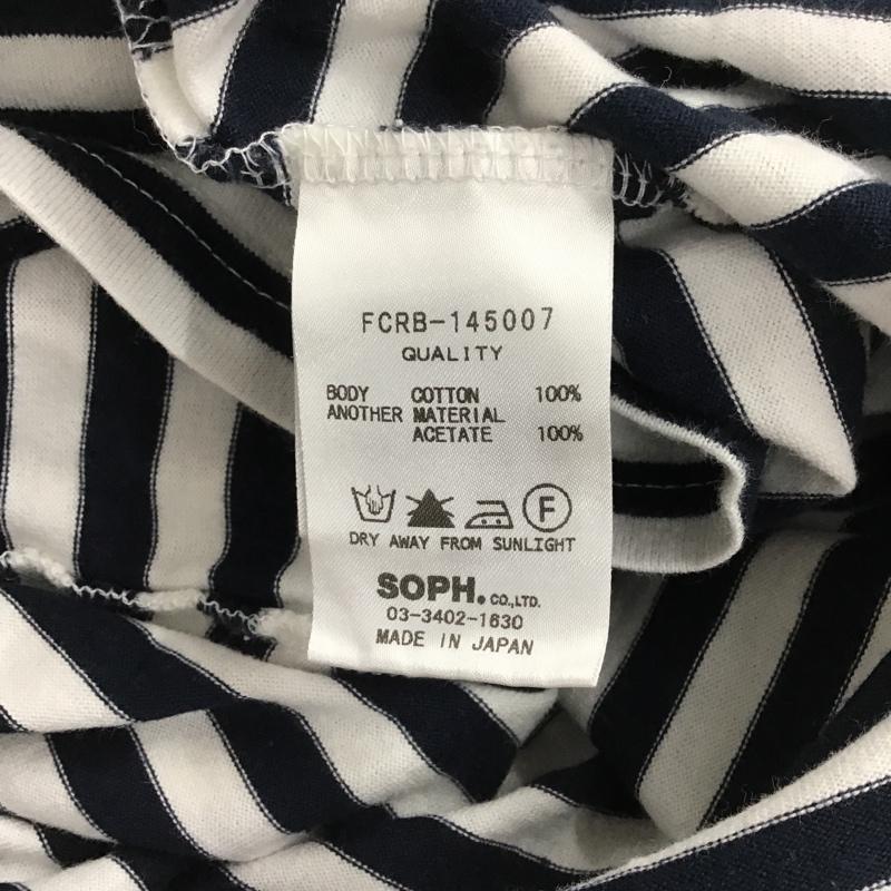 エフシーレアルブリストル F.C.Real Bristol Tシャツ 半袖 FCRB-145007 ロゴ L ボーダー柄 白 / ホワイト / X 紺 / ネイビー / X 赤 / レッド /  メンズ USED 古着 中古 10090772