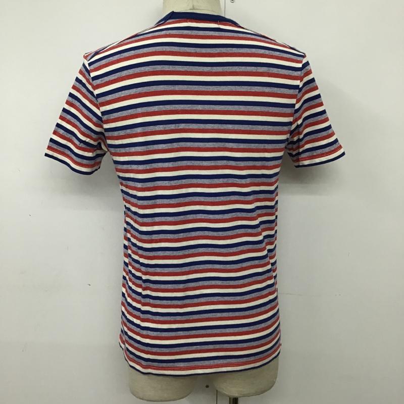 アーバンリサーチ URBAN RESEARCH Tシャツ 半袖 6788012 トリコロール 40 ボーダー柄 白 / ホワイト / X 青 / ブルー / X 赤 / レッド /  メンズ USED 古着 中古 10090777