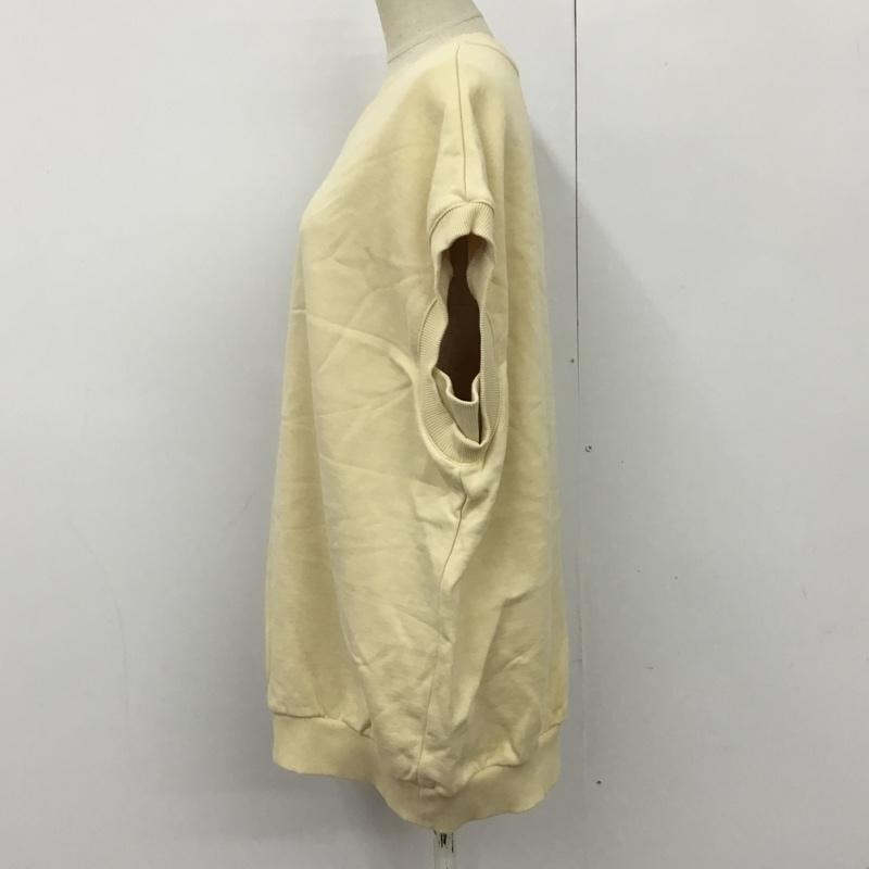 スローバイスライ THROW by SLY ベスト ベスト 030DS080-2690 OVER SW TUNIC スウェット チュニック FREE 無地 黄 / イエロー / レディース USED 古着 中古 10090807
