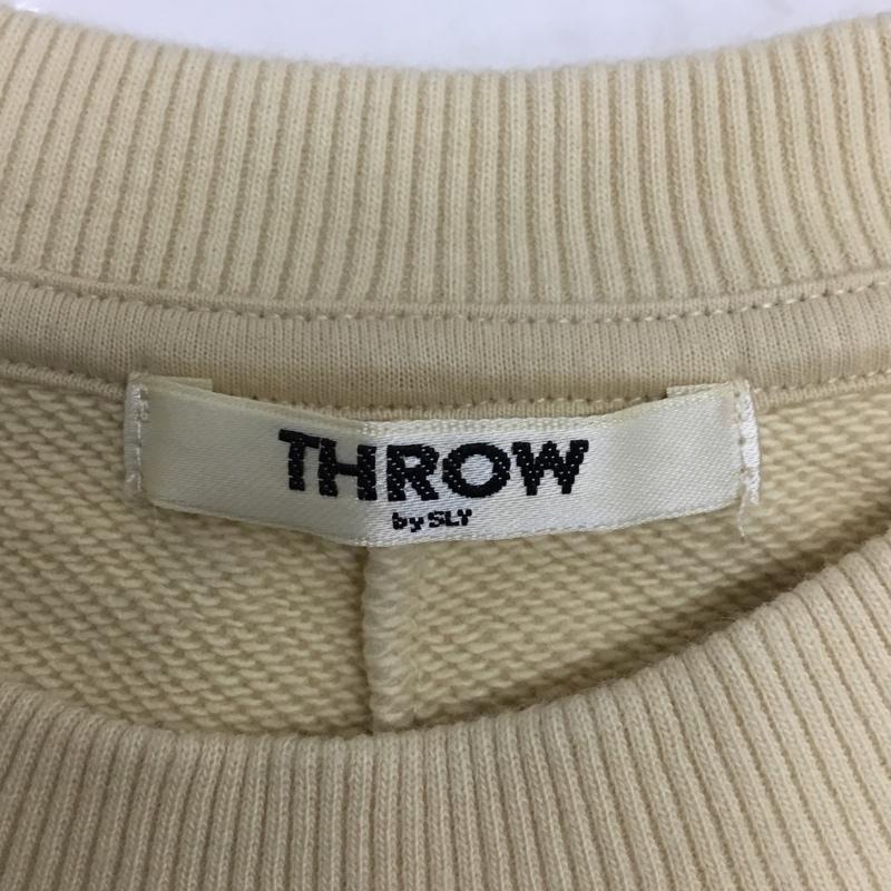 スローバイスライ THROW by SLY ベスト ベスト 030DS080-2690 OVER SW TUNIC スウェット チュニック FREE 無地 黄 / イエロー / レディース USED 古着 中古 10090807