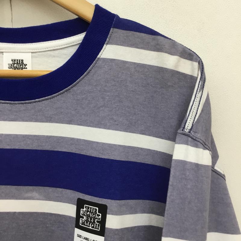 ブラックアイパッチ BlackEyePatch Tシャツ 長袖 XL ボーダー柄 青 / ブルー / X 白 / ホワイト /  メンズ USED 古着 中古 10090824