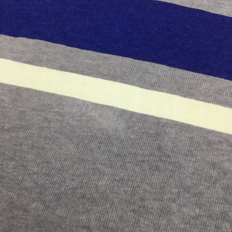 ブラックアイパッチ BlackEyePatch Tシャツ 長袖 XL ボーダー柄 青 / ブルー / X 白 / ホワイト /  メンズ USED 古着 中古 10090824