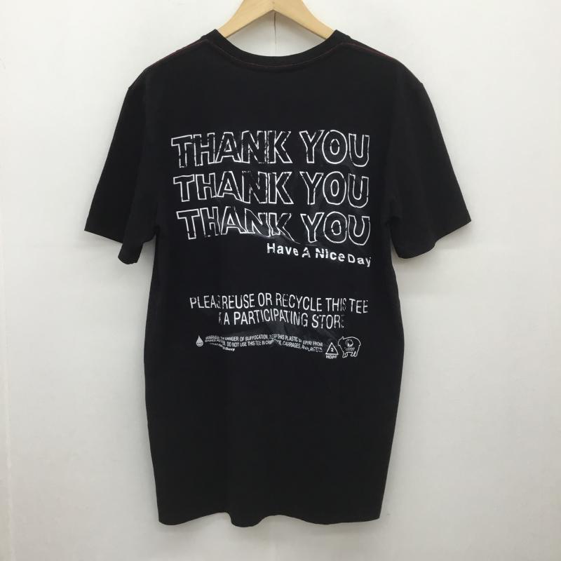 ウルウ゛スキルシープ WOLVES KILL SHEEP Tシャツ 半袖 THANK YOU XL ロゴ、文字 黒 / ブラック /  メンズ USED 古着 中古 10090827