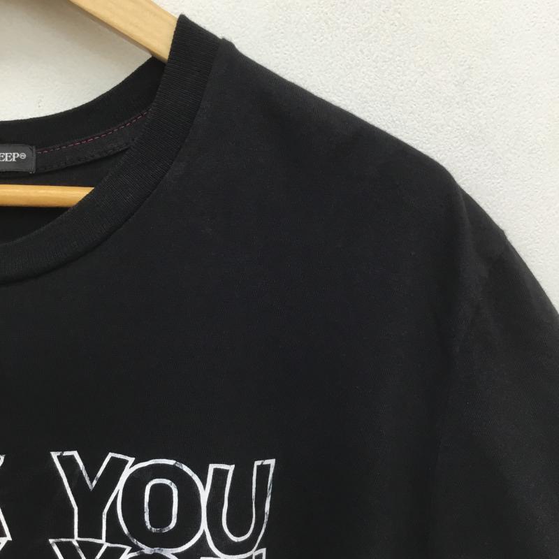 ウルウ゛スキルシープ WOLVES KILL SHEEP Tシャツ 半袖 THANK YOU XL ロゴ、文字 黒 / ブラック /  メンズ USED 古着 中古 10090827