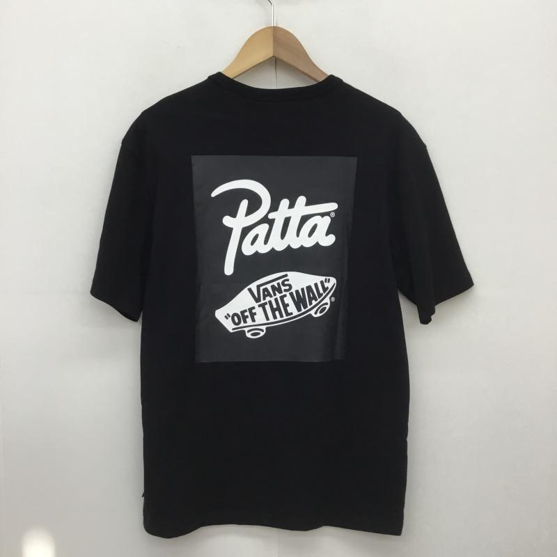 バンズ VANS Tシャツ 半袖 PATTA パタ VN0A7SO7BLK S ロゴ、文字 黒 / ブラック /  メンズ USED 古着 中古 10090828