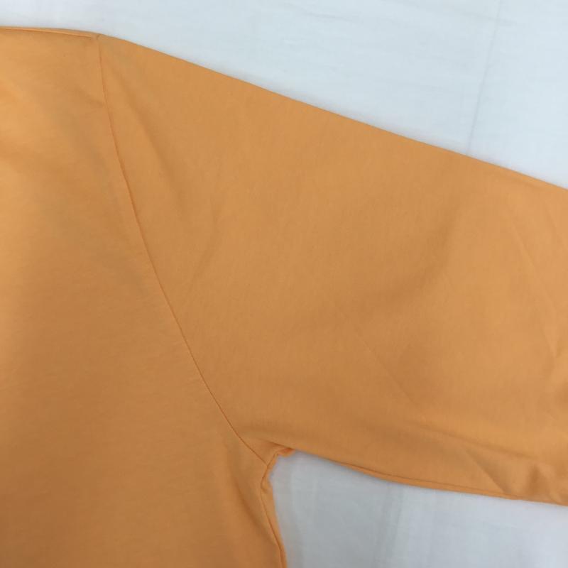 パレス PALACE Tシャツ 長袖 LONGSLEEVE XL ロゴ、文字 橙 / オレンジ /  メンズ USED 古着 中古 10090830