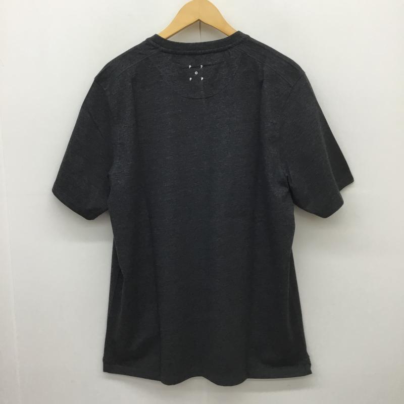 ユーズドクロージング used clothes Tシャツ 半袖 POP TRADING COMPANY ポップトレーディングカンパニー Arch Tシャツ L ロゴ、文字 ダークグレー / ダークグレー /  メンズ USED 古着 中古 10090831