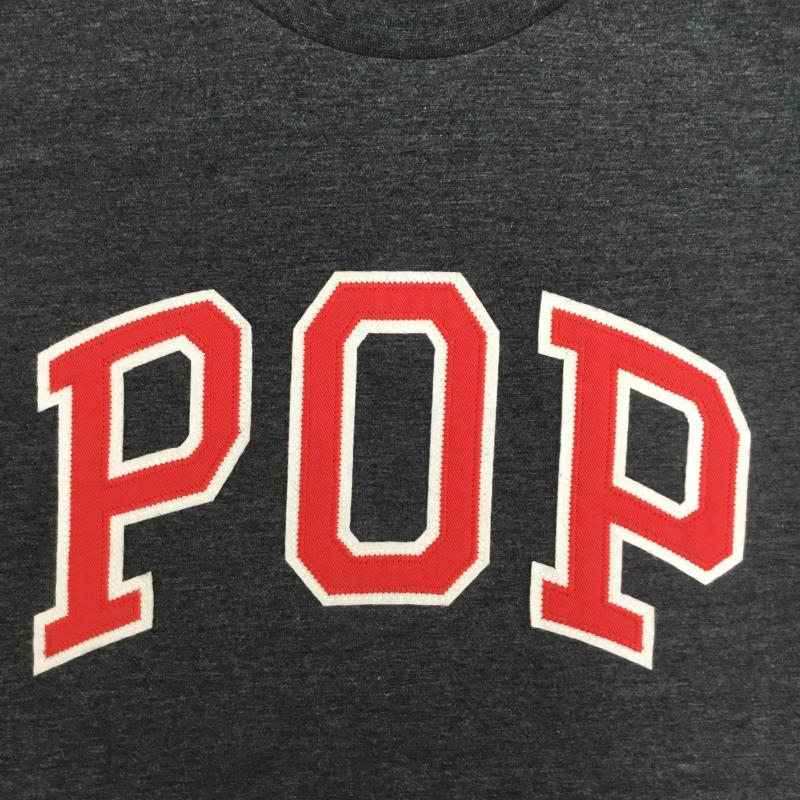 ユーズドクロージング used clothes Tシャツ 半袖 POP TRADING COMPANY ポップトレーディングカンパニー Arch Tシャツ L ロゴ、文字 ダークグレー / ダークグレー /  メンズ USED 古着 中古 10090831