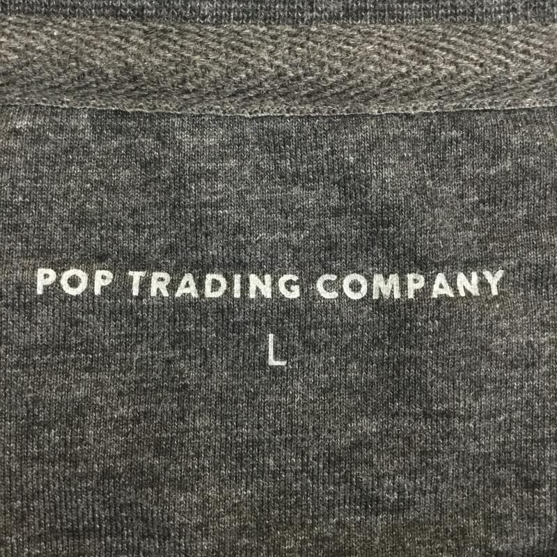 ユーズドクロージング used clothes Tシャツ 半袖 POP TRADING COMPANY ポップトレーディングカンパニー Arch Tシャツ L ロゴ、文字 ダークグレー / ダークグレー /  メンズ USED 古着 中古 10090831