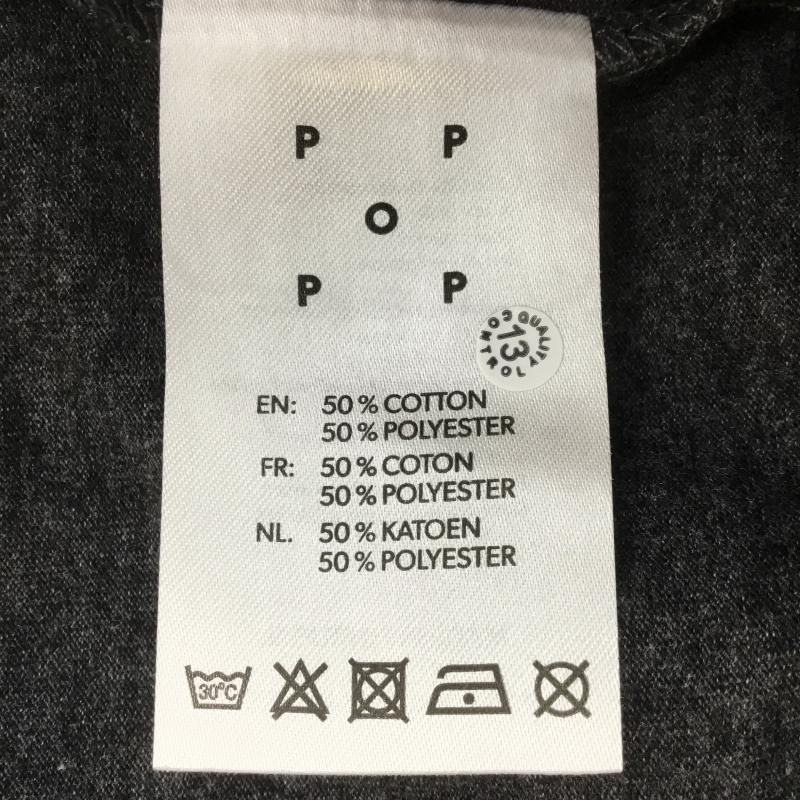ユーズドクロージング used clothes Tシャツ 半袖 POP TRADING COMPANY ポップトレーディングカンパニー Arch Tシャツ L ロゴ、文字 ダークグレー / ダークグレー /  メンズ USED 古着 中古 10090831