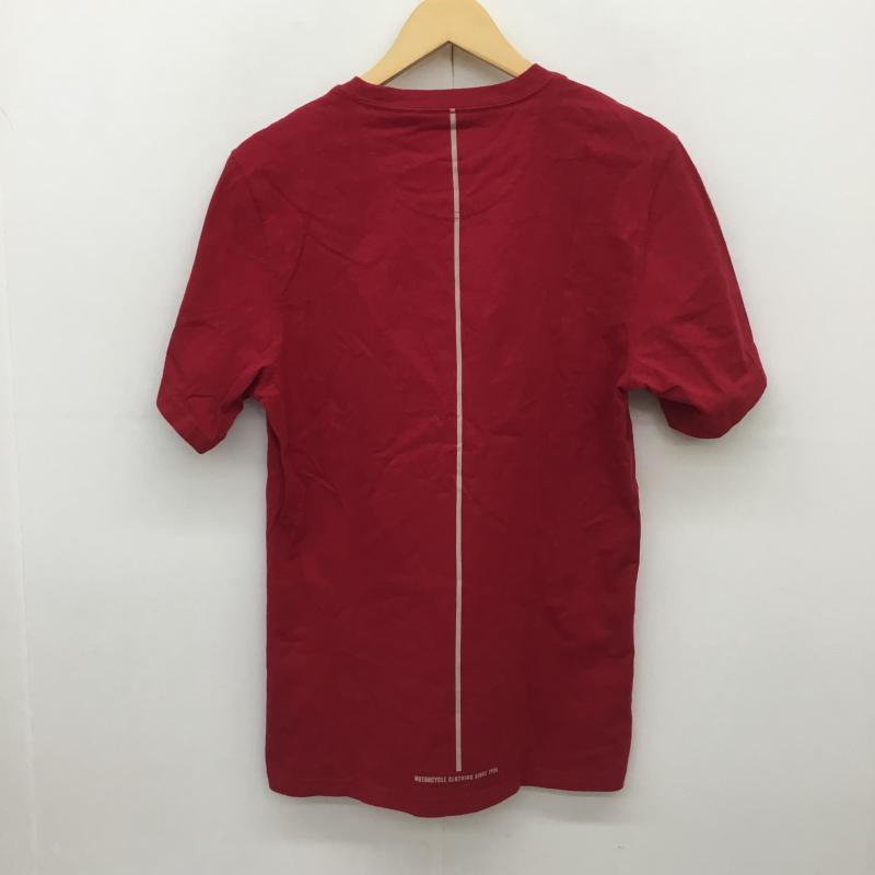 バーブァー Barbour Tシャツ 半袖 M ロゴ、文字 赤 / レッド /  メンズ USED 古着 中古 10090835