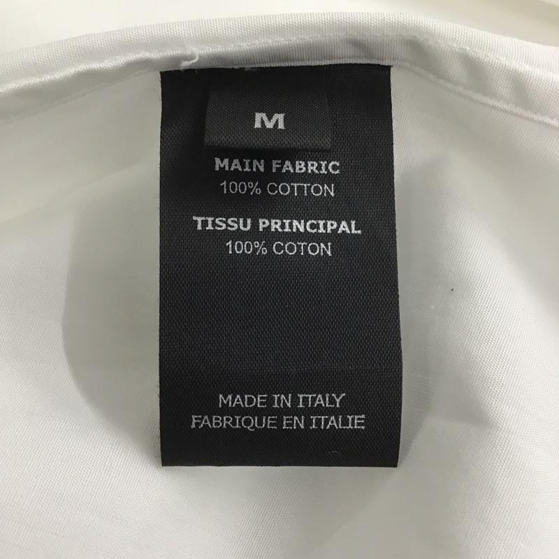 ヴェトモン VETEMENTS シャツ、ブラウス 長袖 UE51SH500G Anarchy アナーキー M ワンポイント 白 / ホワイト / X 黄緑 / イエローグリーン /  メンズ USED 古着 中古 10090880