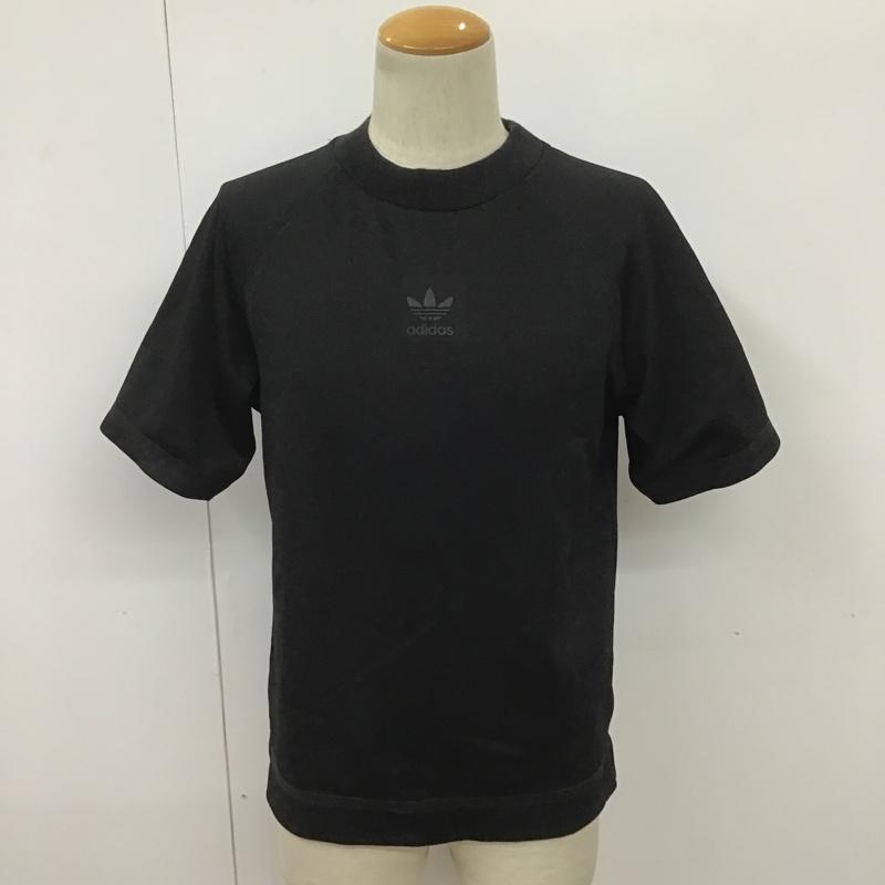 アディダス adidas カットソー 半袖 BS4495 半袖スウェット S 無地 X ロゴ、文字 黒 / ブラック / メンズ USED 古着 中古 10090910