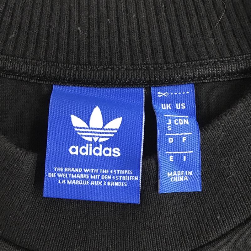 アディダス adidas カットソー 半袖 BS4495 半袖スウェット S 無地 X ロゴ、文字 黒 / ブラック / メンズ USED 古着 中古 10090910