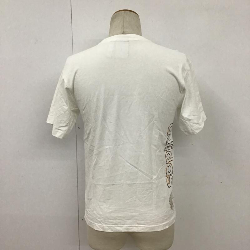 アディダス adidas Tシャツ 半袖 プリントTシャツ ED6271 S プリント 白 / ホワイト / X 黒 / ブラック / X 橙 / オレンジ /  メンズ USED 古着 中古 10090912