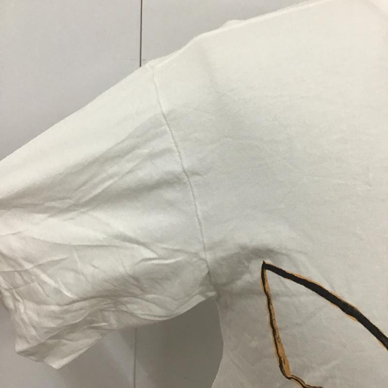 アディダス adidas Tシャツ 半袖 プリントTシャツ ED6271 S プリント 白 / ホワイト / X 黒 / ブラック / X 橙 / オレンジ /  メンズ USED 古着 中古 10090912