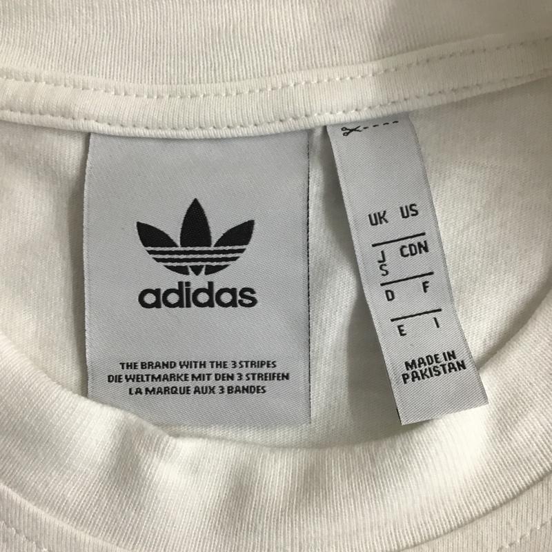 アディダス adidas Tシャツ 半袖 プリントTシャツ ED6271 S プリント 白 / ホワイト / X 黒 / ブラック / X 橙 / オレンジ /  メンズ USED 古着 中古 10090912