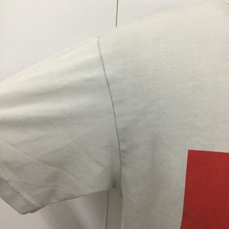 ザノースフェイス THE NORTH FACE Tシャツ 半袖 NT32043 メンズ ショートスリーブカラードビッグロゴティー L ロゴ、文字 X プリント 灰 / グレー / X 白 / ホワイト / X 赤 / レッド /  メンズ USED 古着 中古 10090914