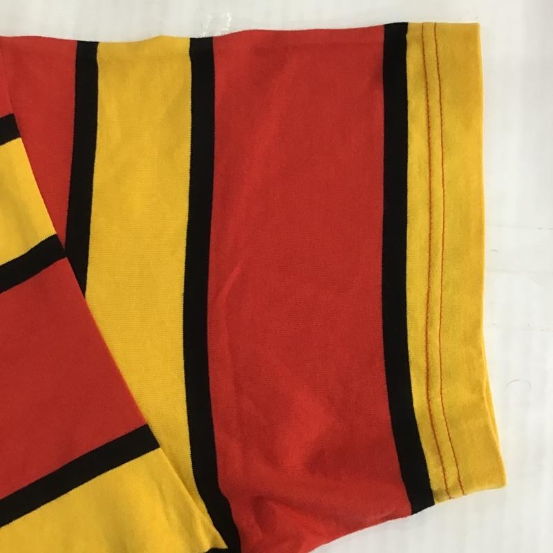 エクストララージ XLARGE Tシャツ 半袖 101222011037 STRIPETEE ボーダーTシャツ L ボーダー柄 黒 / ブラック / X 赤 / レッド / X 黄 / イエロー /  メンズ USED 古着 中古 10090919