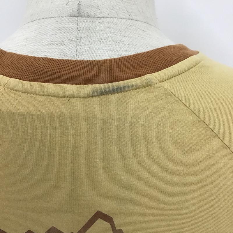パタゴニア patagonia Tシャツ 半袖 プリントTシャツ S ロゴ、文字 ベージュ / ベージュ / X 茶 / ブラウン /  メンズ USED 古着 中古 10090920