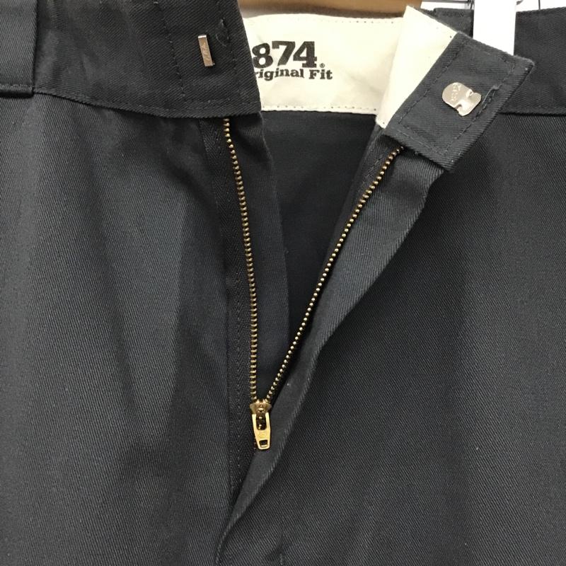 ディッキーズ Dickies パンツ ワークパンツ、ペインターパンツ 874CH 40×32 ワンポイント チャコールグレー / チャコールグレー / メンズ USED 古着 中古 10090929