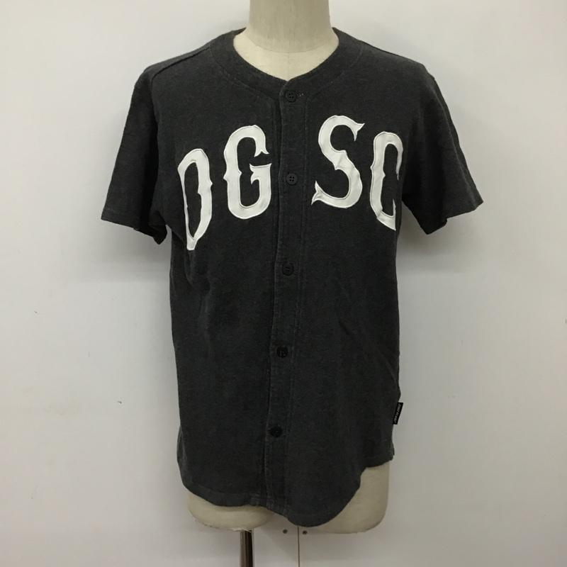 サンタクルーズ SANTA CRUZ シャツ、ブラウス 半袖 50251201 ベースボールシャツ スウェット L ロゴ、文字 ダークグレー / ダークグレー /  メンズ USED 古着 中古 10090935