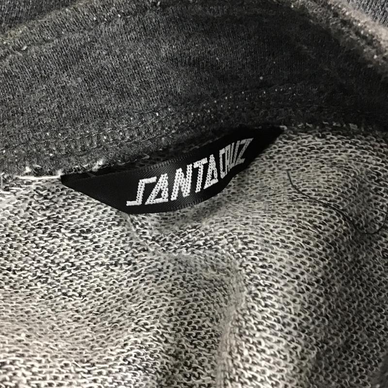 サンタクルーズ SANTA CRUZ シャツ、ブラウス 半袖 50251201 ベースボールシャツ スウェット L ロゴ、文字 ダークグレー / ダークグレー /  メンズ USED 古着 中古 10090935