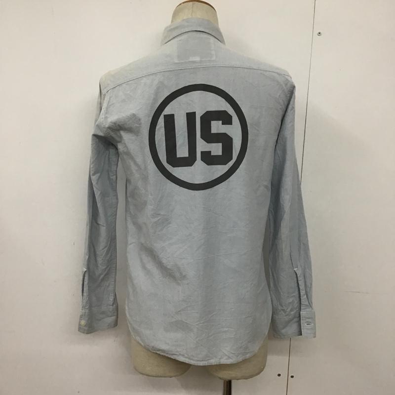 ネイバーフッド NEIGHBORHOOD シャツ、ブラウス 長袖 152BENH-SHM03 S ロゴ、文字 水色 / ライトブルー /  メンズ USED 古着 中古 10090963