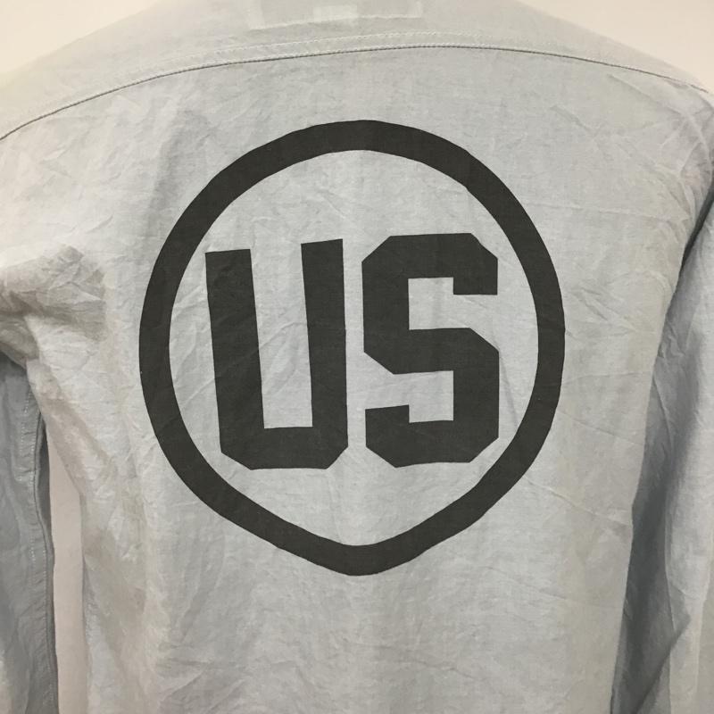 ネイバーフッド NEIGHBORHOOD シャツ、ブラウス 長袖 152BENH-SHM03 S ロゴ、文字 水色 / ライトブルー /  メンズ USED 古着 中古 10090963