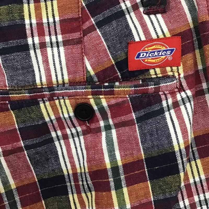 ディッキーズ Dickies パンツ ショートパンツ 1221715 チェックショートパンツ 32インチ メンズ USED 古着 中古 10090969