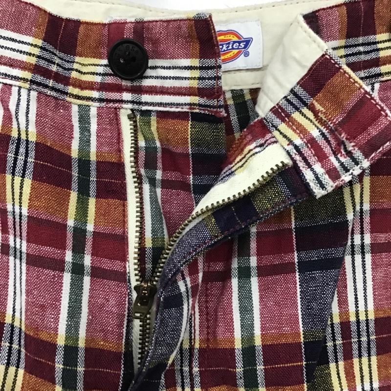 ディッキーズ Dickies パンツ ショートパンツ 1221715 チェックショートパンツ 32インチ メンズ USED 古着 中古 10090969